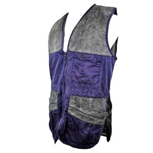 Orvis Purple and Gray Quilted Vest